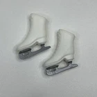 Vintage Barbie Ice Skates Capades White Hong Kong Doll Size Sports