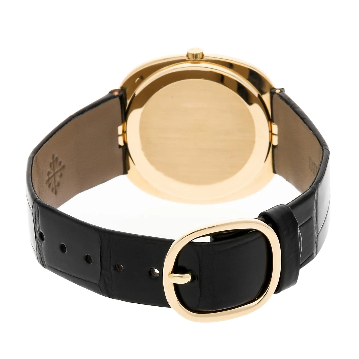 Reloj Patek Philippe Grand Ellipse Dorado Automático Esfera Azul Ovalado 3589J-200