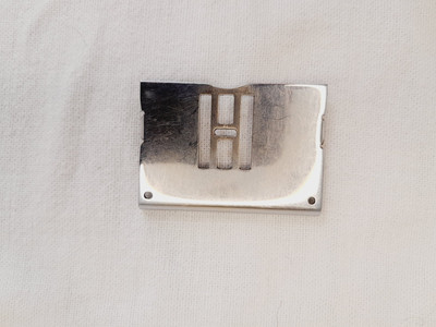 Green Elna SUPERMATIC 722010 Metal Needle Plate
