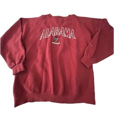 Alabama Crimson Tide Team Edition Apparel Sweatshirt XL Sewn Logo Made In USA