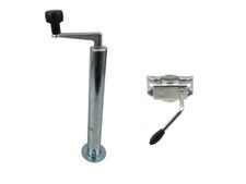 1 x Spindelstütze Abstellstütze 48 mm 420 - 750 mm Kurbelstütze mit Klemmbock