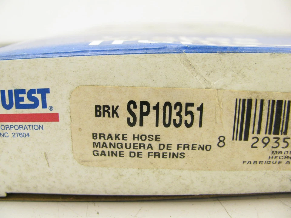 Carquest SP10351 左后制动液压软管适用于 2002 - 2006 年日产 Sentra — 第 3/3 张图片