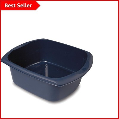 Robuste 9,5L Tintenblau Waschschüssel mit bequemem Griff - modernes Design