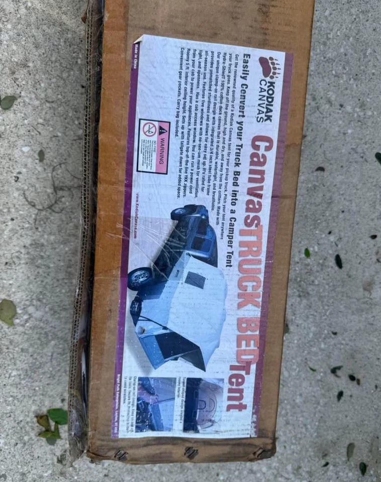 Tienda de campaña de lona Kodiak 7206 camión tamaño completo platón corto 5,5 a 6,8 ft leer Foto 2 de 4