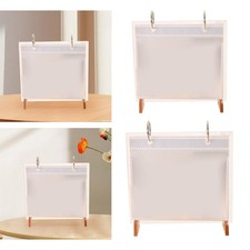 Tabletop Acrylic Pictures Sign Holder Lightweight Stable Base Multipurpose