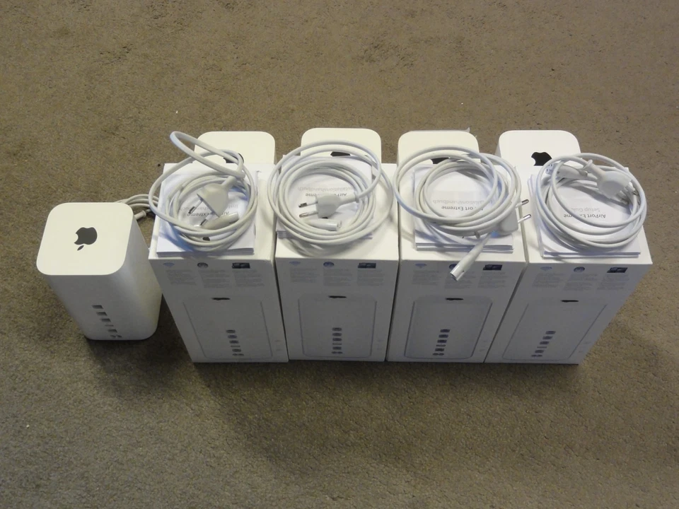 5x Apple AirPort Extreme A1521 802.11ac Router Weiß (ME918Z/A) Set - Bild 2 von 4