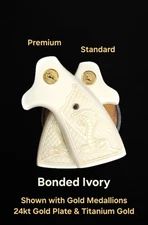 Colt King Cobra 2019-2025 Ext Target Grip "Double Dragons" Inset Cobra Opt Top