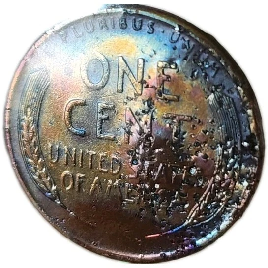 ERROR ALERT ⚠️ 📢 😳 1954D WHEAT TONED CENT - Image 2 of 4