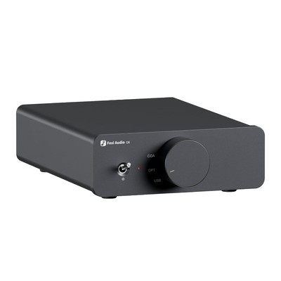 Q6 Mini Desktop DAC USB C Digital to Analog Audio Converter for Home Stereo 