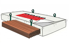 Asbest Big Bag 320x125x30cm Plattensack 1500kg SWL Eternit Entsorgung BigBag 1St