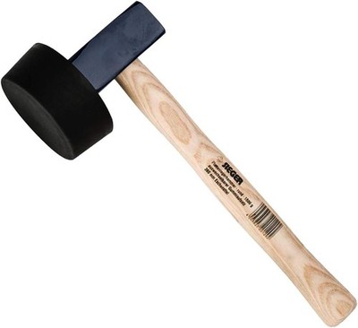 Idealspaten Plattenlegerhammer 1500g rund geschraubt - WEG2053731