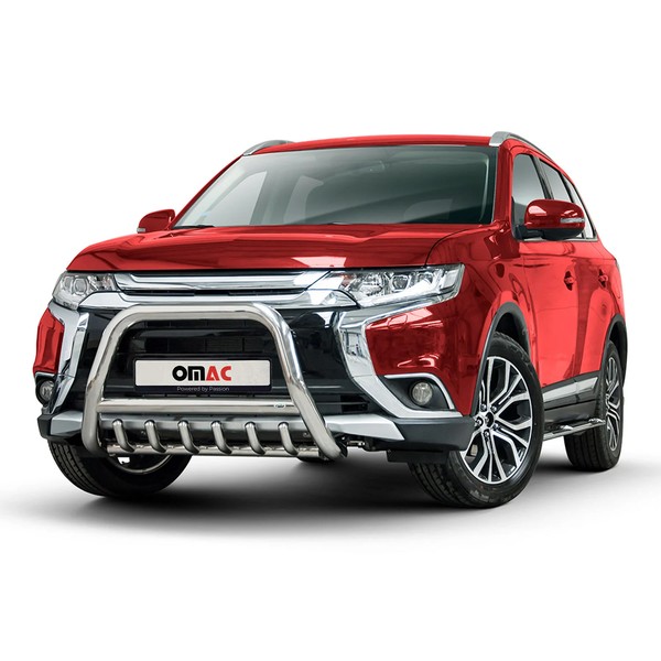 FrontbüGel FrontschutzbüGel FüR Mitsubishi Outlander 2015-2021 Stahl Silber-image