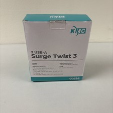  KMC 2USB-A Surge Twist 3 Model 00326 -T24-88
