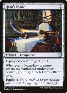 Hero's Blade (314) Commander Legends Uncommon MTG