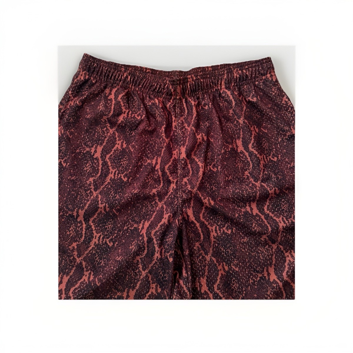 Stussy Mesh Short Basic Snake Size M Red | eBay