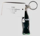 Vintage 1997 Coca-Cola Ronald McDonald Charities Mini Bottle Keychain w Tag