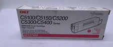 Genuine Okidata (42127402) C5100 / C5300 High Yield Toner Cartridge Magenta, OEM