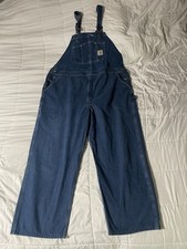 Carhartt Jeans Bib Overalls Size Unknown No Tag