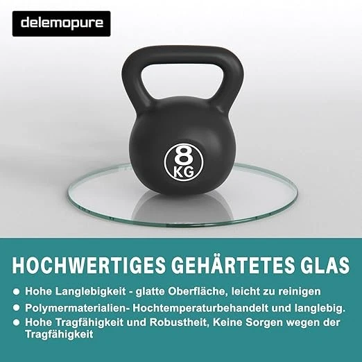 Glastisch Tischplatte aus gehärtetem Glas Tisch Glasplatte Glasscheibe ESG GLAS - Bild 2 von 4