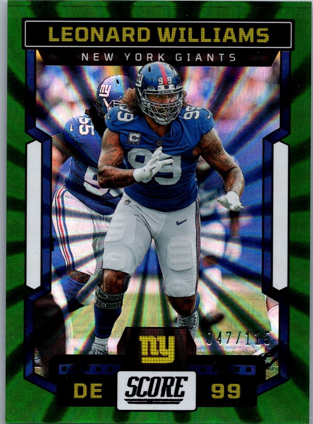 2023 Score - Leonard Williams #238 Spokes /115
