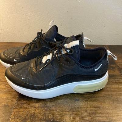 Nike Air Max Dia Shoes Womens Size 9.5 Black Mesh Running Sneakers AQ4312-001