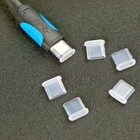 5x USB TYP-C ŻEŃSKIE ZŁĄCZE KABLOWE OSŁONA PRZECIWPYŁOWA OSŁONA PRZEZROCZYSTA
