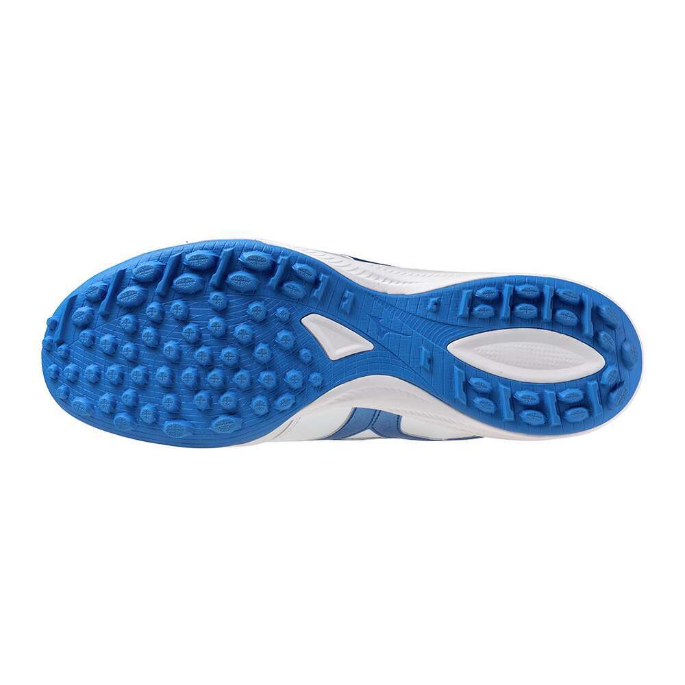 Mizuno MORELIA SALA JAPAN IN ホワイト/ブルー MIZUNO Morelia SALA JAPAN TF Q1GB2411 25 Super White Pearl