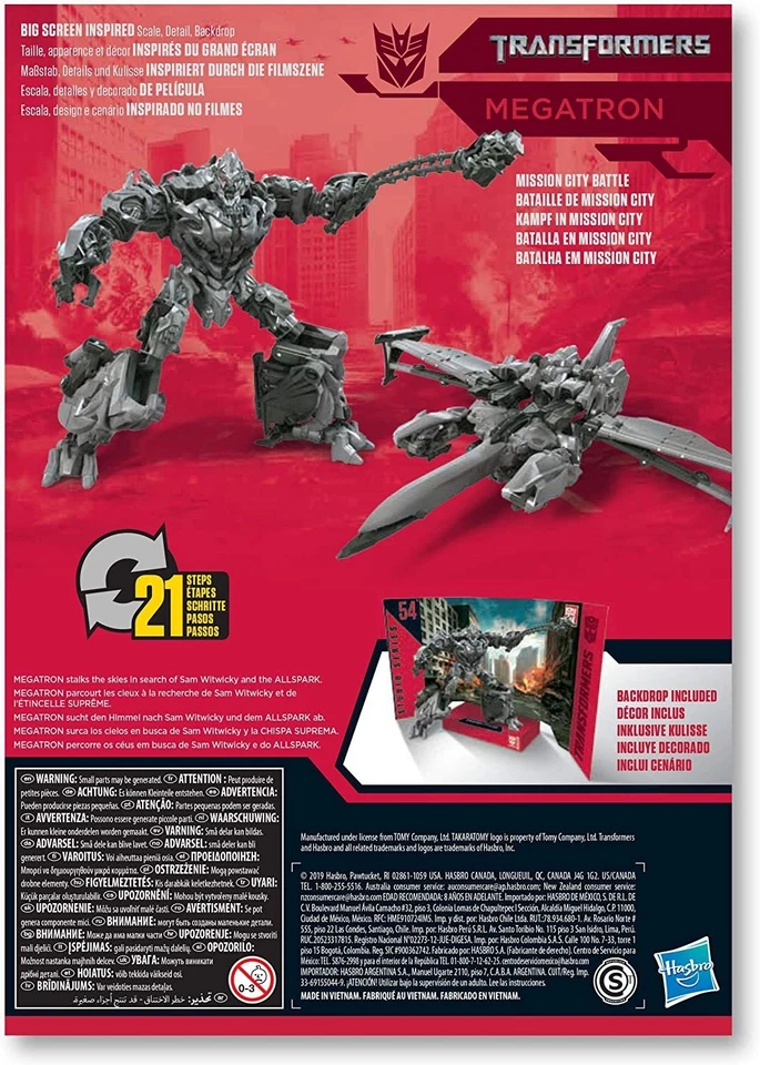 Hasbro Collectibles Transformers Generations Studio Series Megatron - Imagen 4 de 4