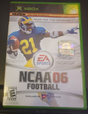 XBOX NCAA Football 06 Microsoft Xbox, 2005 CASE MANUAL DISC ILNC