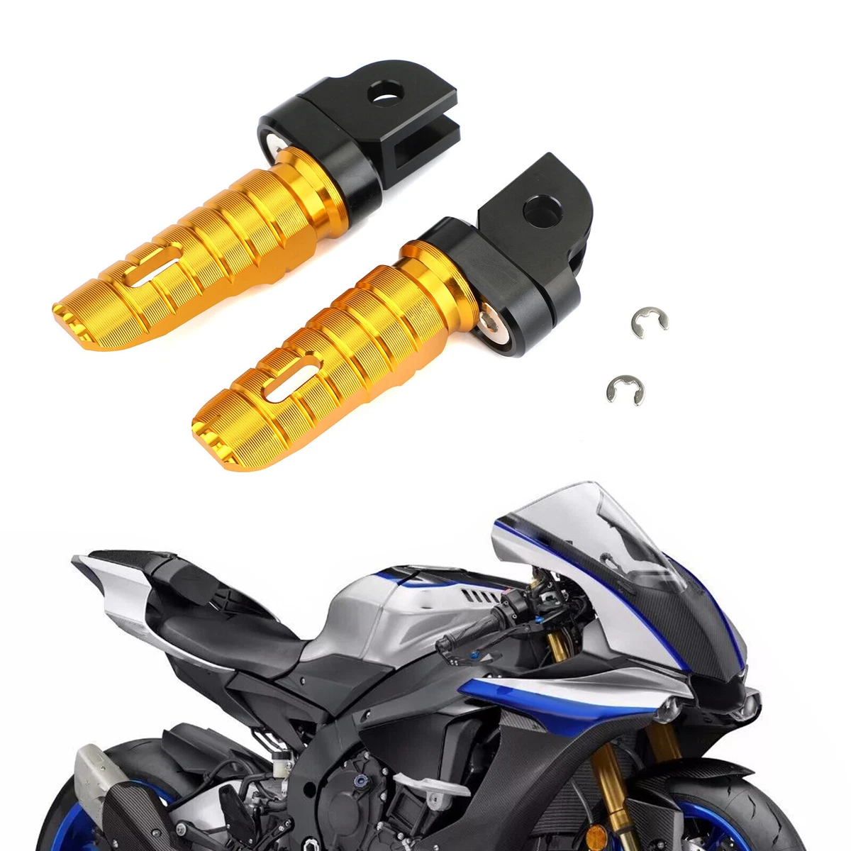 Repose-pieds Avant/arrière Pour Yamaha MT-07, MT-09, XJ6, FZ6, FZ8 - Neuf Sous Emballage - Marque Générique
