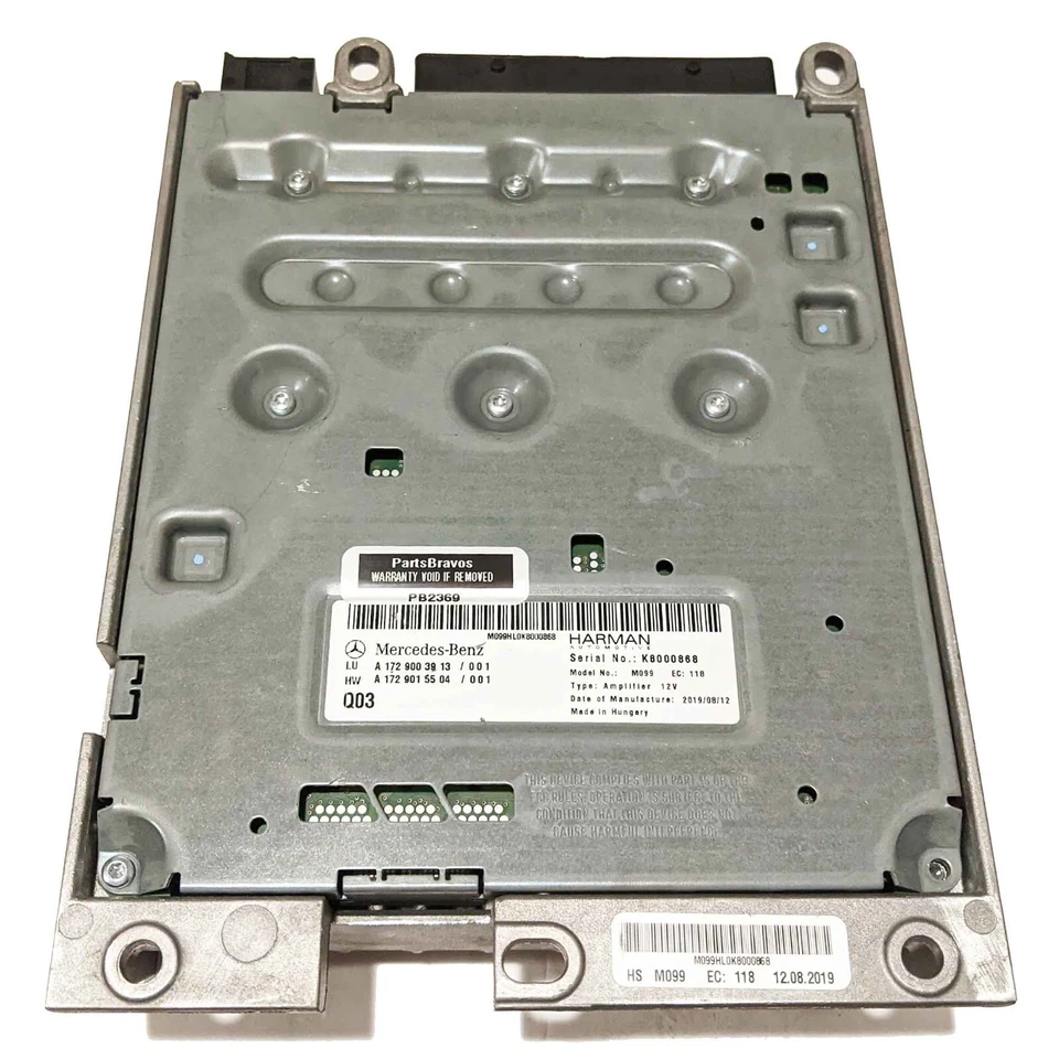 OEM Audio Sound System Amplifier Mercedes-Benz CLA250 CL45 AMG SLC300 SLC43 AMG - Image 3 of 4