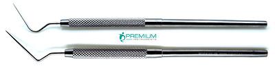 Dental Endodontic Root Spreader 2S & D11 Explorer Scaler Instruments Set of 2