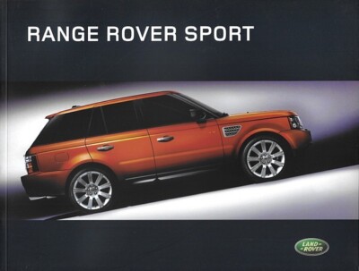 2006 LAND ROVER RANGE ROVER SPORT brochure catalog 1st Edition US 06 | eBay