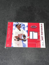 Torii Hunter 2003 Fleer Hot Prospects Red Hot MLB Materials Relic 13/50