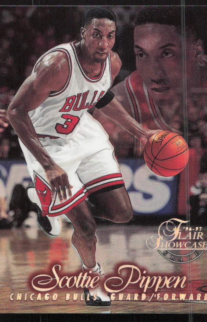 1996-97 Flair Showcase #27 Scottie Pippen Chicago Bulls Row 1 HIGH GRADE