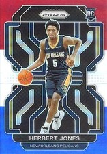 2021-22 Panini Prizm #329 Herbert Jones Red White and Blue