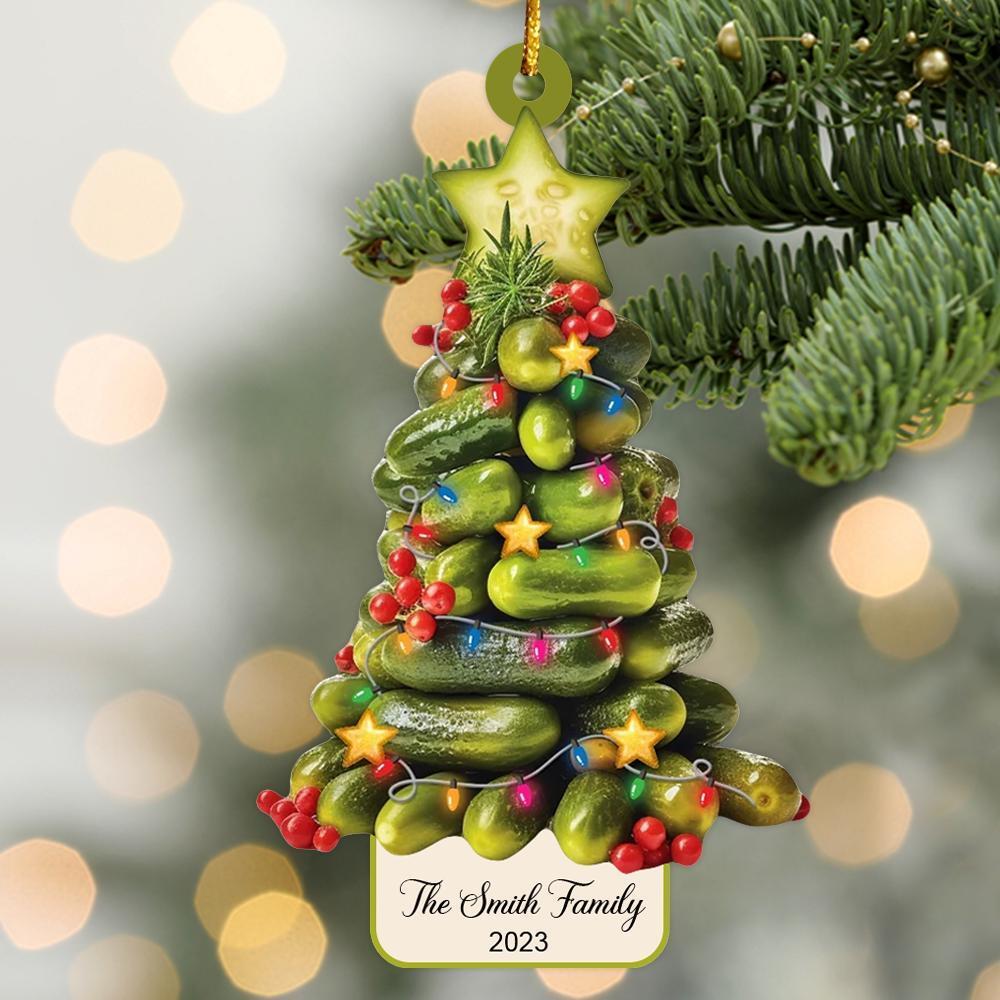 Christmas Pickles Tree Ornament Pickles Lover Christmas Ornament Pickle Orname Christmas Pickles Tree Ornament Pickles Lover Christmas Ornament Pickle Orname