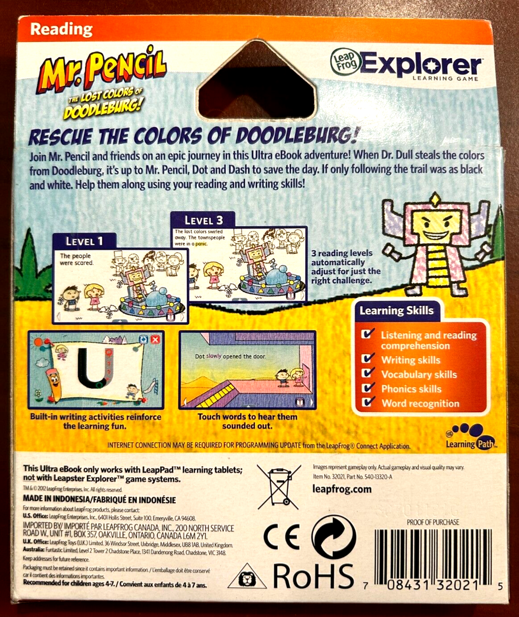 LeapFrog LeapPad Explorer: Mr. Pencil - The Lost Colors, Leap pad
