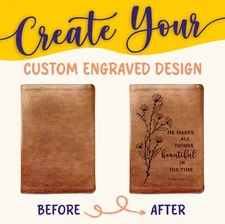 Personalized NLT Bible: Create Your Own Custom Engraved Design with a Designer
