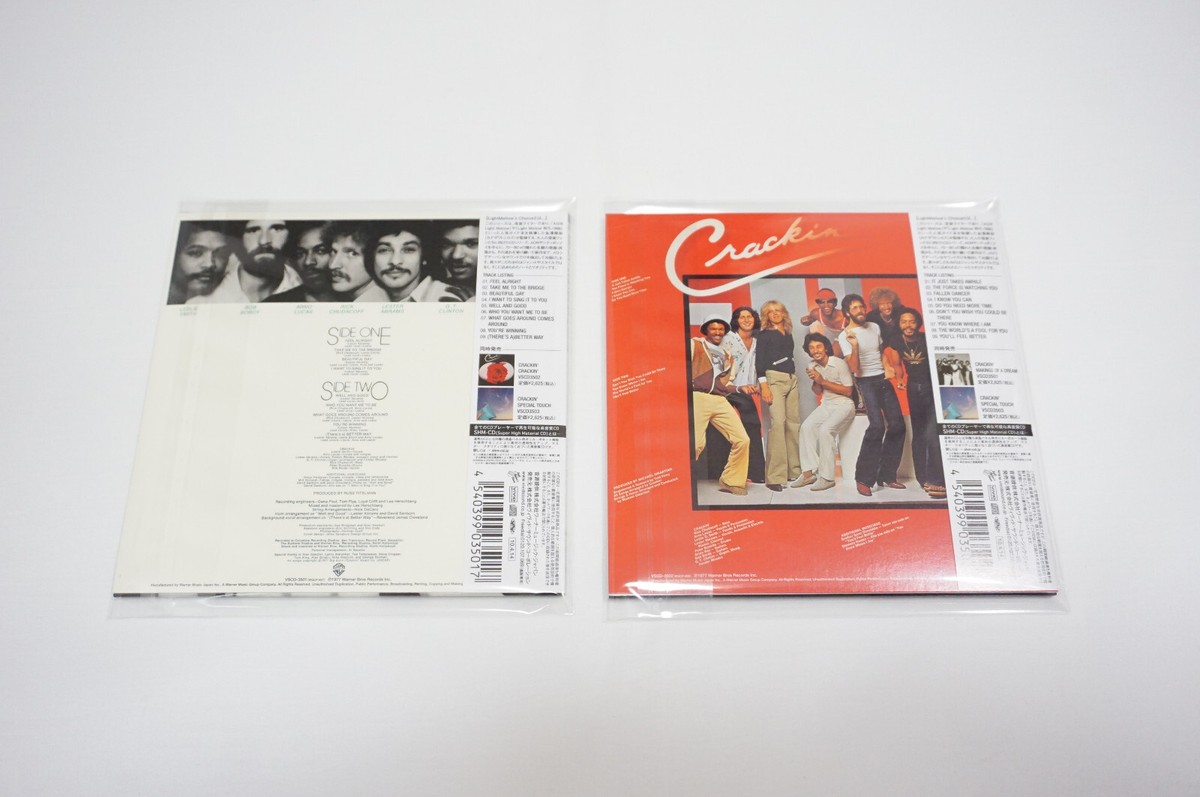 Crackin' - Mini LP SHM-CD 3 Titles Set + Promo Box Paper