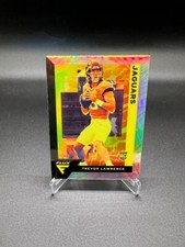 2021 Panini Chronicles Football Flux Trevor Lawrence Silver Prizm RC Rookie
