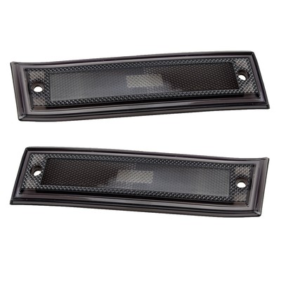 Smoked Front Side Marker Light Set Fit For Chevrolet C10 C20 C30 GMC C1500 C2500