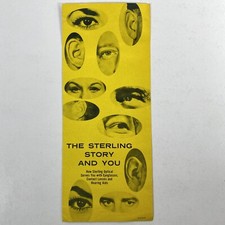 The Sterling Optical Story And You Vintage Brochure Pamphlet Eyeglasses Contacts