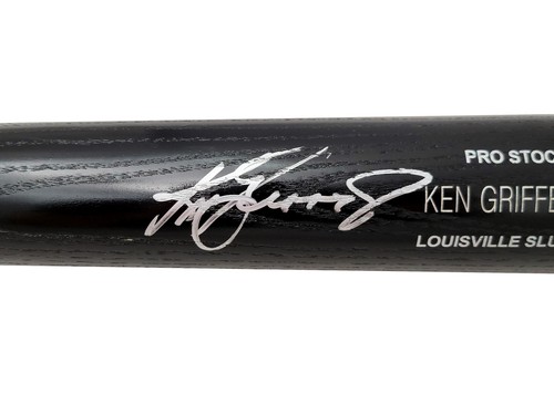 KEN GRIFFEY JR. AUTO LOUISVILLE SLUGGER PRO STOCK BAT MARINERS BECKETT 206016 - Picture 3 of 9
