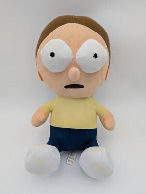 2017 Adult Swim Rick and Morty Toy Factory MORTY Plush 10'' - Cartoon Network