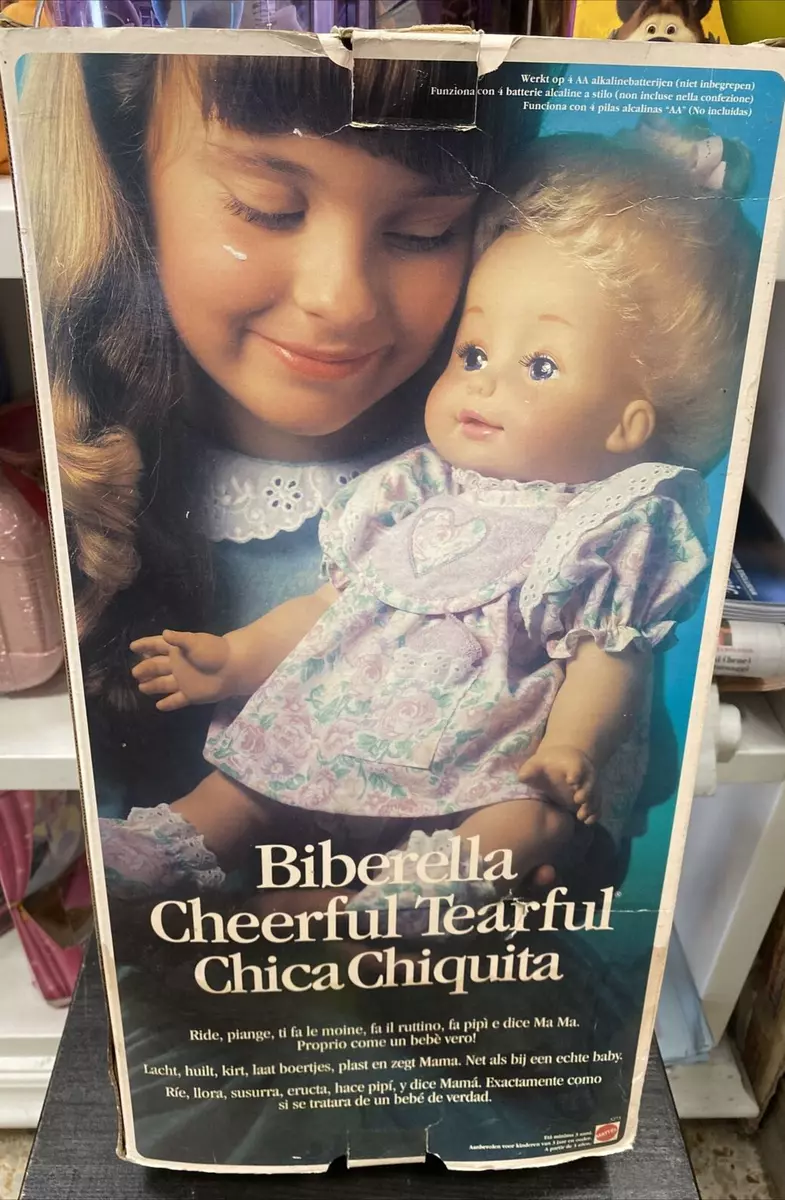 Mattel Biberella Cheerful Tearful Doll Bebe Surprise MIB 1991 New New