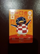 RONALD ANIMAL CROSSING AMIIBO SERIES 1 CARD #098 TRACKED AU POST geniuine