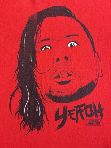 WWE Shinsuke Nakamura | Shirt M | Mens | Red | Sent Tracked Post - Picture 2 of 7