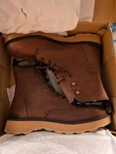 New Sorel Mens Hi-Line Lace Boot Fallen Velvet Tan Leather Size  12