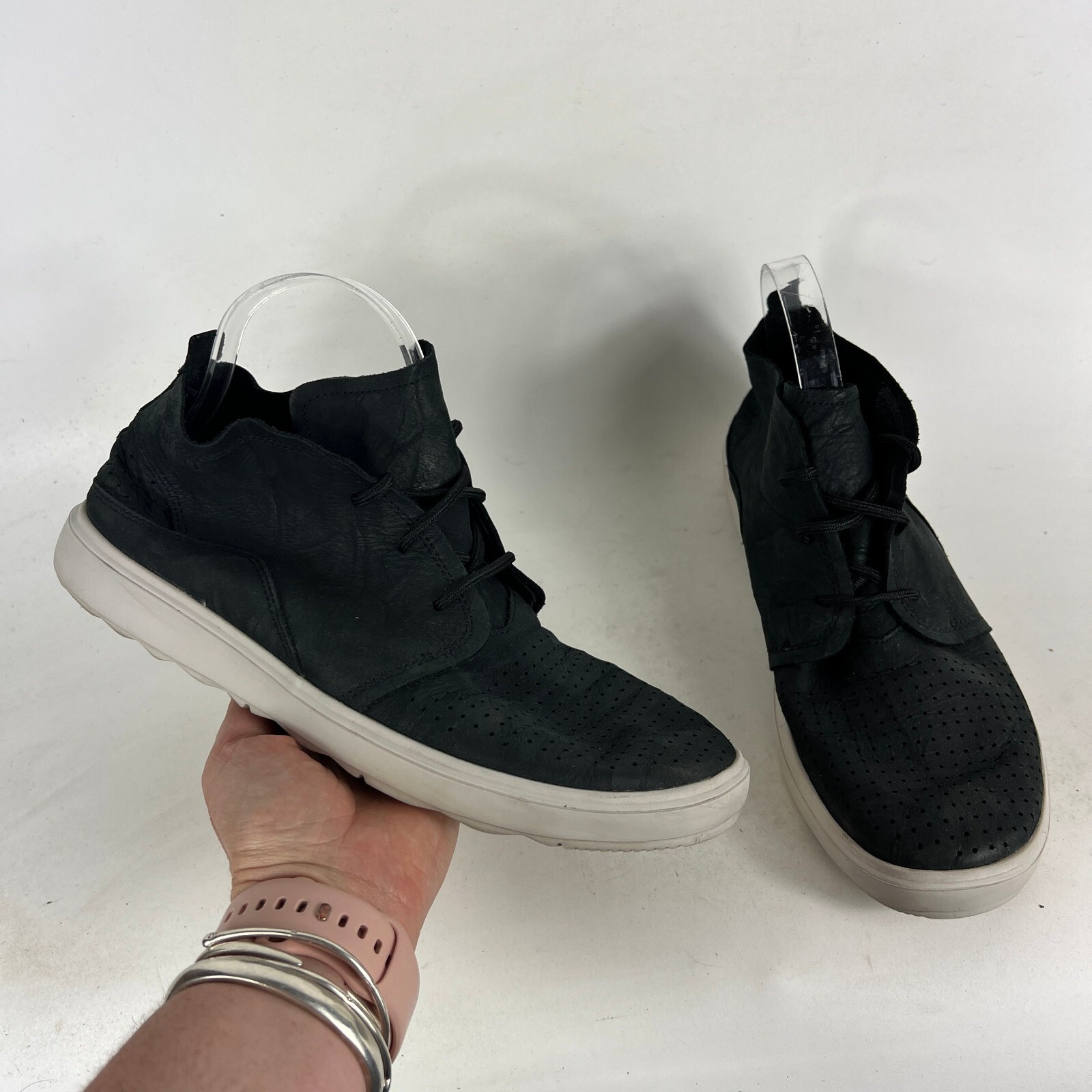 Merrell Around Town City Chukka Air Sneaker Donna 10 Nero Pelle J94332